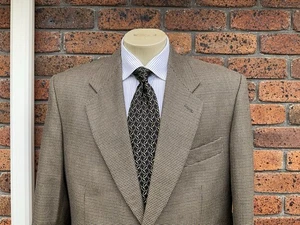 Rundle Tailoring Mens Silk/Wool Sport Jacket # Sz: 42 Italian Fabric - Foto 1 di 17