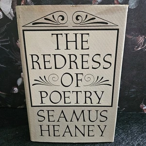 Vintage THE REDRESS OF POETRY By Seamus Heaney Hardcover DJ Book - 1995 - Picture 1 of 5