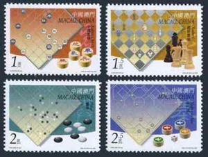 China Macao Macau 2000 East & West-Chess 東方及西方棋子 komplett 4v mnh - Bild 1 von 2