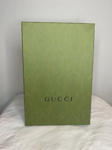 Authentic Green Embossed Gucci Gift Box Medium 10x4x6.5” - Picture 1 of 7
