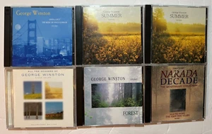 George Winston CD Lot Summer ALL THE SEASONS Forest LINUS & LUCY Windham NARADA - Picture 1 of 6