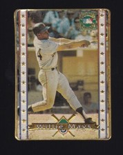 1995 Metallic Impressions Cooperstown HOF Willie Mays Tin #4 Giants