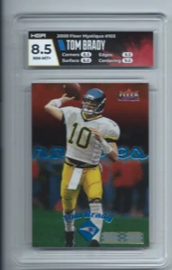 2000 FLEER MYSTIQUE #103 TOM BRADY RC IN HGA 8.5 NM-MT+ #D/2000 - Picture 1 of 2