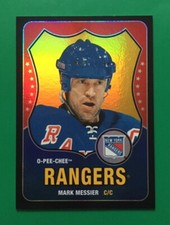 MARK MESSIER (NEW YORK) 10-11 O-PEE-CHEE OPC RETRO RAINBOW BLACK #552  /100