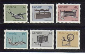 1982-1987 Canada SC# 927-933 - Medium-Value Artifact Definitive Lot# 136 M-NH - Picture 1 of 1