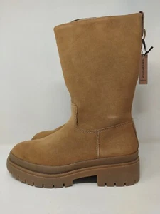 Carvela kuschelige wasserdichte halbhohe Wildlederstiefel in camel - UK 8 / EU 41 - Bild 1 von 16