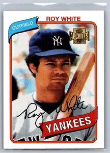 2001 TOPPS ARCHIVES BASEBALL 159 ROY WHITE YANKEES - Picture 1 of 2