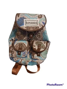Novelty Shells Bahamas Backpack With Front Pockets - Picture 1 of 4