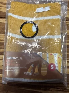 Vibrant LIfe Yellow Pull Over Sweater For Pets Size S 10-20 Lbs - Picture 1 of 4