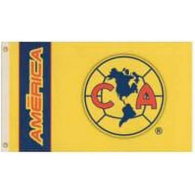 Club América Bandera del Club de Fútbol Mexicano Talla 3'x5' Foto 1 de 2