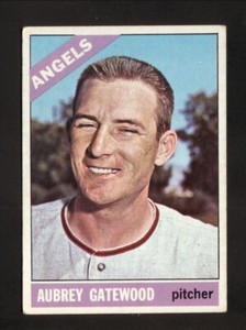 Aubrey Gatewood--California Angels--1966 Topps Baseball Card