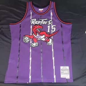 100% Authentic Vince Carter Mitchell Ness 98 99 Raptors Jersey Size 40 M Mens - Picture 1 of 5