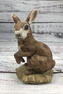 Vintage Porcelain Royal Crown Figurine Signed by J Byron “Brown Spotted Rabbit” - Picture 1 of 6