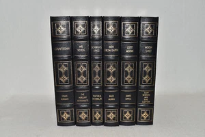 Easton Press 6V ASTRONAUST SET We Seven Countdown Schirra Lost Moon Shot FINE 1E - Imagen 1 de 24