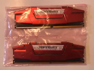 G.SKILL RIPJAWS V 32GB (2X16GB) DDR4-2400 Desktop MEMORY KIT F4-2400C15D-32GVR - Picture 1 of 2