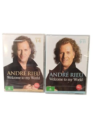 Andre RIEU Welcome To My World DVD (2) Bundle Lot Music Violin R0 Brand New - Image 1 of 4