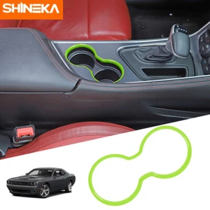 Front Water Cup Holder Cover Trim Bezel For Dodge Challenger 2015+ Baby Green - Picture 1 of 8