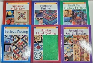 Rodale's Successful QUILTING Library 6 HC Book Lot Applique Quilt Borders Machin - Imagen 1 de 1