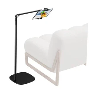 iPad Stand Floor, 360° Rotatable iPad Stand for Bed Laying Down, Height - Picture 1 of 8