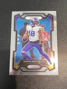 2023 Prizm Football Justin Jefferson Prizm Minnesota Vikings - Picture 1 of 2