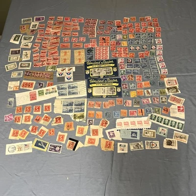 Vintage Stamp Collectors Hoard Better Stamps Must See! Huge Lot 250+ Some W Gum - Image 1 of 4