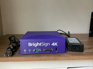 BrightSign 4K Signage Media Player - lila Modell 4K1142 - WW mit Netzkabel - funktioniert - Bild 1 von 3