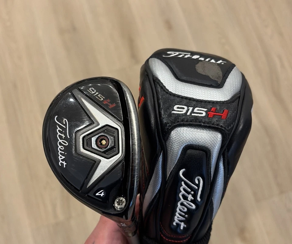 Titleist 915 H 24* 4H híbrido rígido flexible Mitsubishi Diamana valor S+ con cubierta Foto 1 de 4
