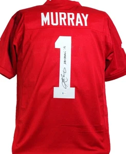 Maglia Kyler Murray autografata stile college marrone con Heisman - Beckett con * nero - Foto 1 di 9