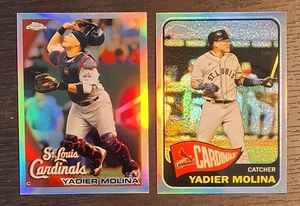 Yadier Molina 2010 Topps Chrome Refractor #161 mit Topps Chrome Refractor TC6544 - Bild 1 von 6