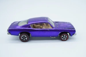 1967 Hot Wheels Redline Custom Barracuda Purple White Interior - U1824 - Picture 1 of 7