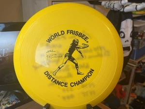 Wham-o Frisbee 141G 50 mold John Kirkland autographed world champ record holder - Picture 1 of 15