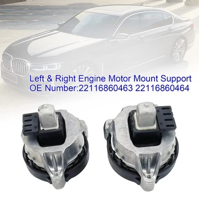 22116860463 22116860464 Left & Right Engine Motor Mount Support For BMW G12 G30 - Image 1 of 4