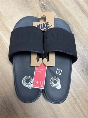 Nike Offcourt Slides Anthracite Black Sandals Shoes BQ4639-003 Men’s Size 14 - Image 1 of 4