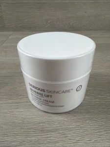 Crema facial reafirmante de elevación inversa Serious Skin Care con tarro sellado Agrifirm de 8 oz - Imagen 1 de 4