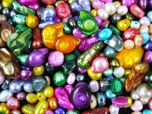 Freshwater Pearls 50g Mix DIY Jewellery Bracelets Earrings Necklaces - Picture 1 of 2