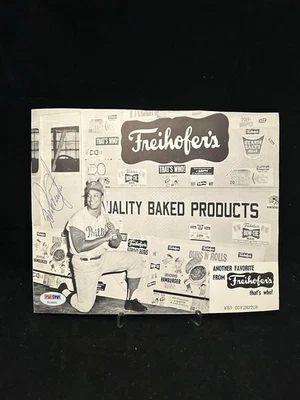 Wes Covington Philadelphia Phillies- signed 8x10 photo PSA COA - Image 1 of 4