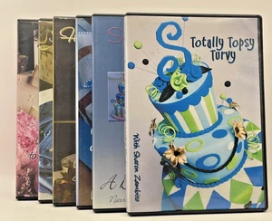 Sharon Zambito Cake Design & Decorating 9-Disc DVD Bundle With Supply Lists - Picture 1 of 20