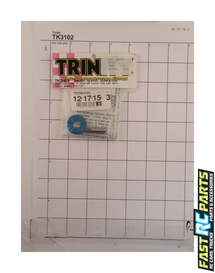 Trinity Associated RC-10 T3 Truck Serrater Adaptor TRITK3102 - Image 1 of 1