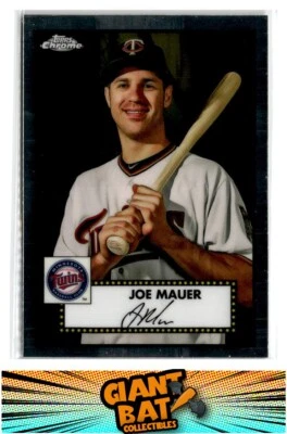 2021 Topps Chrome Platinum Anniversary #528 Joe Mauer - Image 1 of 2