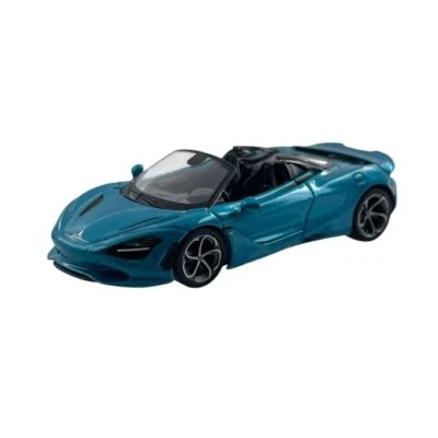 Modellino Auto Mini GT 1/64 McLaren 720 S Spider Belize Blue - Immagine 1 di 3