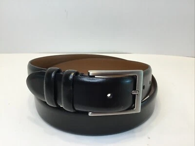 Cinturón de cuero para hombre Joseph Abboud hecho a mano Italia talla 38/40 Foto 1 de 4