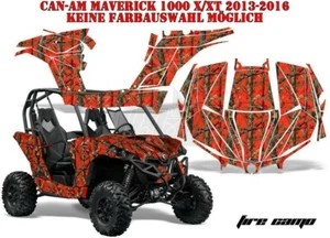 AMR RACING DEKOR GRAPHIC KIT UTV CAN-AM COMMANDER,MAVERICK FIRE CAMO B - Bild 1 von 5
