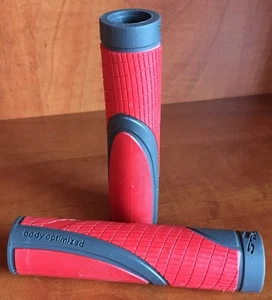 XLC Bar Grips 'Sport bo' GR-S18 manijas bicicleta MTB Trekking City rojo/gris NUEVO - Imagen 1 de 2