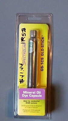 Spectroline GS-1CS Glo-Stick Capsule Mineral Oil Dye for Freon Leak Detection - Image 1 of 3