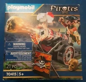 Playmobil 70415 Pirata con Cañón Pirata Cañón Barco A partir de 5 Años Nuevo y Embalaje Original - Imagen 1 de 2