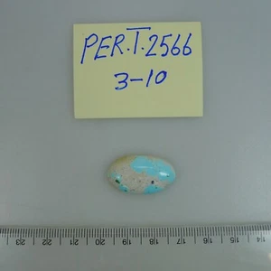 Persischer Türkis 100% Natur 1 ovale Form Cabochon 15,60 TCW - Bild 1 von 2