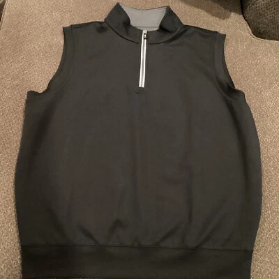 Fairway And Greene Golf 1/4 Zip Vest Mens L Excellent Condition Penn Mutual Logo - Image 1 of 4