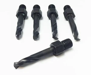 Threaded Drill Bits HSS size #16 0.1770" 135 degree split point 5 piece NEW - Foto 1 di 3