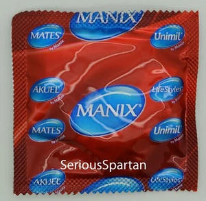 Mates Intensity Condoms Comdoms Ribs and Dots Ribs N Dots Latex Manix 100 X - Picture 1 of 3