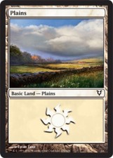 1x Plains (232) - Foil LP, English MTG Avacyn Restored